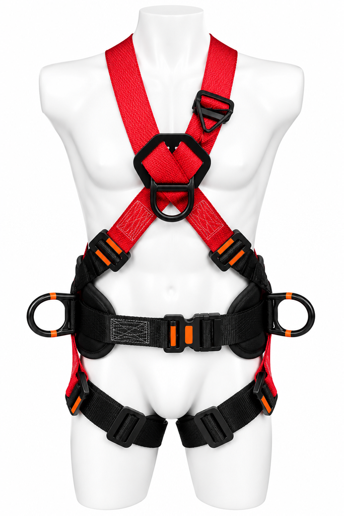 ARNÉS 4 DIELECTRICO SOPORTE LUMBAR ARGOLLA DORSAL EN REATA SL 141D-AR