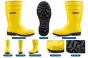 BOTA PVC AMARILLA CHEMBOOT  CON PUNTA 