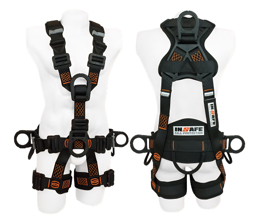 ARNÉS 5 ARGOLLAS PARA RESCATE DIELÉCTRICO CON SOPORTE LUMBAR (IN 8007-1D*)