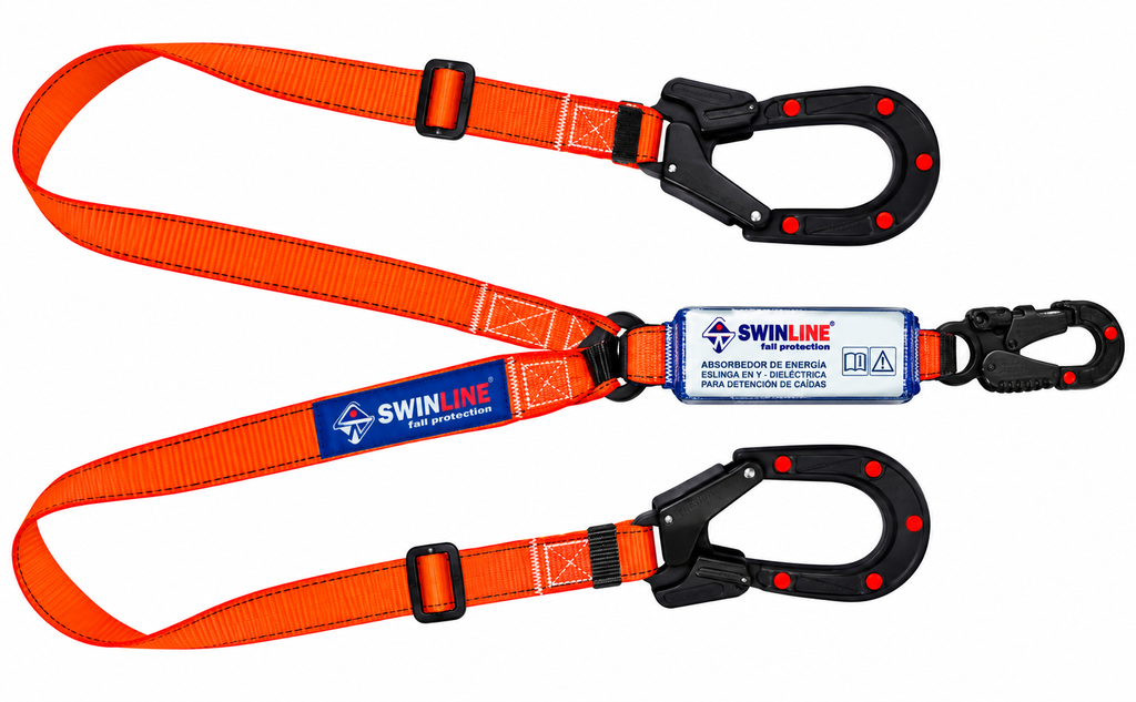 ESLINGA EN Y DIELECTRICA CON ABSORBEDOR REGULABLE SL 22R0D
