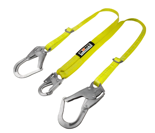 ESLINGA DE POSICIONAMIENTO EN Y REGULABLE EN POLIURETANO (IN 8042-PR)