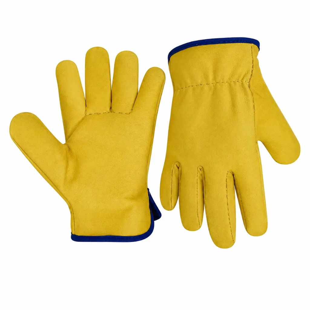 GUANTES EN VAQUETA TIPO INGENIERO SENCILLOS CORTOS