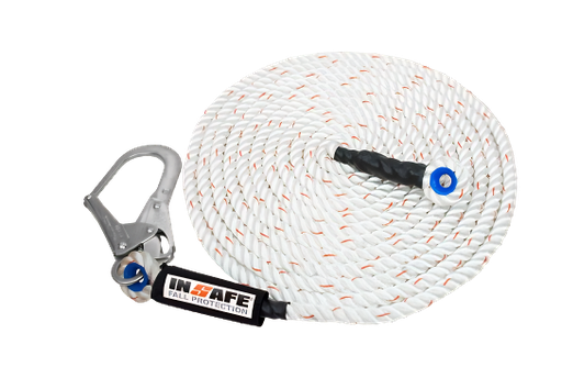 LÍNEA DE VIDA VERTICAL EN CUERDA DE 16MM (IN 8080)