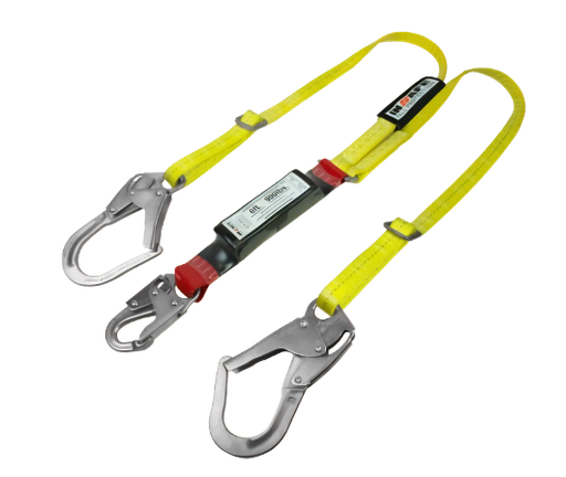 [IN 8021-PR] ESLINGA EN Y CON ABSORBEDOR REGULABLE EN POLIURETANO (IN 8021-PR)