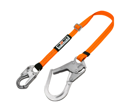 [IN 8041-1R] ESLINGA DE POSICIONAMIENTO REGULABLE EN REATA CON GANCHO MIXTO (IN 8041-1R)